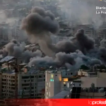 Netanyahu desafía la diplomacia de Washington y mantiene la guerra abierta contra el Líbano pese al anuncio de un acuerdo de paz El ejército israelí ha optado por mantener y justificar sus campañas de bombardeos diarios sobre diferentes regiones del país vecino. Foto: EFE