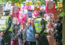 Glasgow planta cara a la extrema derecha mientras la Policía blinda la ciudad para evitar enfrentamientos