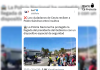 Captura del mensaje publicado por La 7 en la red social X, donde difunde un vídeo grabado en mayo de 2021 para ilustrar la visita de Pedro Sánchez a Ceuta en julio de 2026.