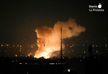 Octava noche consecutiva de bombardeos de EEUU sobre Irán Una potente explosión tras un bombardeo de Estados Unidos sobre Irán, en una nueva jornada de escalada militar entre Washington y Teherán | Foto: Fox News