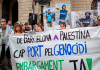 Alertan de que el Puerto de Barcelona se ha convertido en la principal vía de tránsito de aditivos para gasolina hacia Israel pese al embargo aprobado por el Ejecutivo de Pedro Sánchez Movilización solidaria con Palestina donde se reclamó dejar de usar el puerto | RESCOP