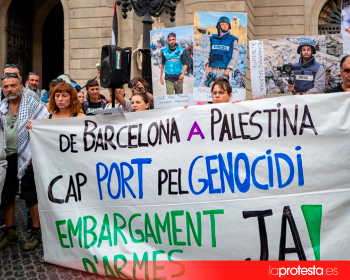 Movilización solidaria con Palestina donde se reclamó dejar de usar el puerto | RESCOP Movilización solidaria con Palestina donde se reclamó dejar de usar el puerto | RESCOP