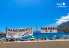 La playa de Cala Morena acogió este sábado una nueva convocatoria de la asociación en defensa del naturismo y del libre acceso al litoral público | La Protesta Diario