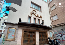Fachada del Cine Rex de Murcia, símbolo del patrimonio cultural de la ciudad y eje de una batalla judicial para preservar su uso histórico | Dominic D. Skerrett