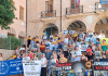 Integrantes de Dénia Animal Save durante la protesta celebrada este domingo frente al Ayuntamiento de Dénia | Animal Save