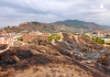 Imagen del incendio registrado el pasado 10 de julio en las inmediaciones de La Comarca, en Lorca | IU