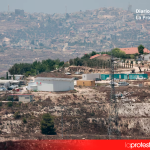 Vista del asentamiento israelí de Havat Gilad tras el tiroteo mortal, según autoridades sanitarias israelíes y palestinas, cerca de Nablús, en la Cisjordania ocupada por Israel, 24 de julio de 2026. Foto: REUTERS/Mohammed Torokman.