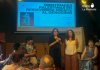 Un momento del conversatorio sobre resistencia palestina y diversidad sexual en Asia Occidental, celebrado en la Cooperativa Ítaca de Murcia.