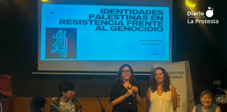 Un momento del conversatorio sobre resistencia palestina y diversidad sexual en Asia Occidental, celebrado en la Cooperativa Ítaca de Murcia.