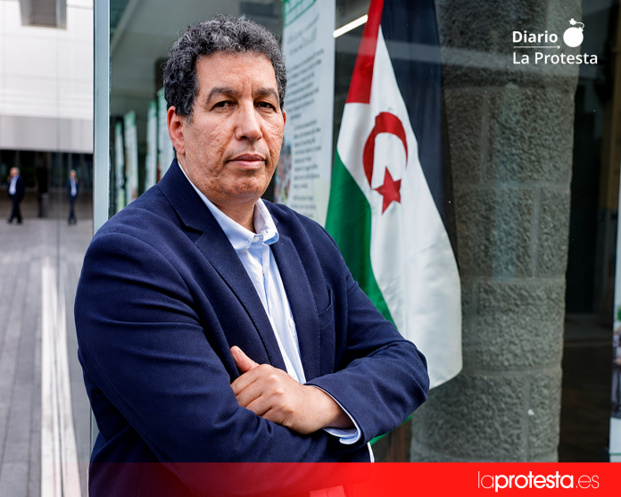Abdulah Arabi, delegado del Frente Polisario en España. Abdulah Arabi, delegado del Frente Polisario en España.