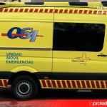 Imagen de archivo de un vehículo de emergencias del 061 | La Protesta Diario