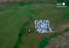 El complejo de golf de Trump en Escocia, vandalizado con pintadas propalestinas tras sus declaraciones sobre Gaza