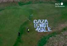 Siete activistas de Palestine Action afrontan cargos vinculados al «terrorismo» por la protesta contra el campo de golf de Trump en Escocia El complejo de golf de Trump en Escocia, vandalizado con pintadas propalestinas tras sus declaraciones sobre Gaza