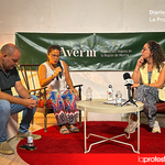 De izquierda a derecha, el abogado especializado en Derecho Animal Juan Antonio Ferrer García; la veterinaria y especialista en neurología y fisioterapia veterinaria María Pérez Hernández; y la psicóloga social, vegana y ecofeminista Helena Vidal Brazales, durante la jornada organizada por AVERM en Murcia. | Foto.- Dominic D. Skerrett