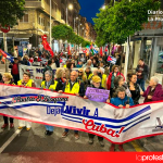 Manifestantes durante la movilización en solidaridad con Cuba celebrada en Murcia el pasado mes de marzo | Dominic D. Skerrett / La Protesta