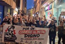 El Metal de la Región de Murcia sale a la calle en Cartagena para exigir un convenio digno y responsabiliza a FREMM del bloqueo de la negociación