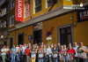 CCOO y UGT de la Región de Murcia llaman a convertir la muerte de Maricarmen en un punto de inflexión contra los desahucios Miembros de Comisiones Obreras se concentran ante la sede regional del sindicato en Murcia para rendir homenaje a Maricarmen y denunciar los desahucios. | Foto.- CCOO