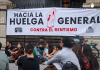El Sindicato de Vivienda de Murcia constituye un Comité Popular de Huelga para organizar la movilización del 11N desde los barrios Personas participantes en la asamblea celebrada en la plaza de la Merced para organizar las próximas acciones y coordinar el trabajo de los comités. Foto: Dominic David Skerrett.