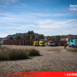 Plaza portátil de toros instalada en La Unión. Foto: Coordinadora por los Derechos de los Animales de la Región de Murcia.