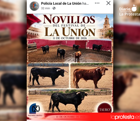 Captura de pantalla de la cuenta oficial de la Policía Local de La Unión | Facebook
