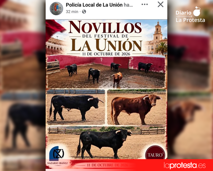 Captura de pantalla de la cuenta oficial de la Policía Local de La Unión | Facebook