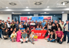Foto de grupo de las jornadas Jóvenes Sindicalistas organizadas por RUGE Región de Murcia en Mazarrón, con la participación de jóvenes afiliados y delegados de UGT. | Foto: José Coy.