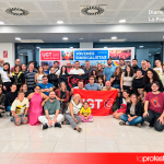Foto de grupo de las jornadas Jóvenes Sindicalistas organizadas por RUGE Región de Murcia en Mazarrón, con la participación de jóvenes afiliados y delegados de UGT. | Foto: José Coy.