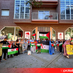 La diáspora saharaui reivindica su unidad nacional en Murcia y exige la liberación de los presos políticos encarcelados por Marruecos Representantes del Frente Polisario, la diáspora saharaui y el PCRM, junto a familias de acogida y colectivos solidarios, durante el encuentro celebrado esta mañana en Murcia. Foto: Dominic D. Skerrett